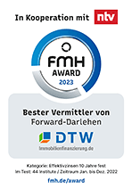 FMH-Award 2023 für DTW: Bester Vermittler von Forward-Darlehen