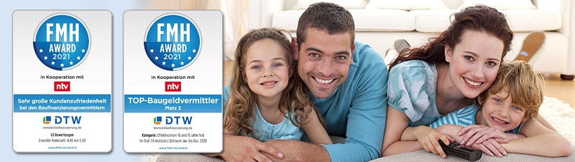FMH-Award 2021 für DTW | Immobilienfinanzierung